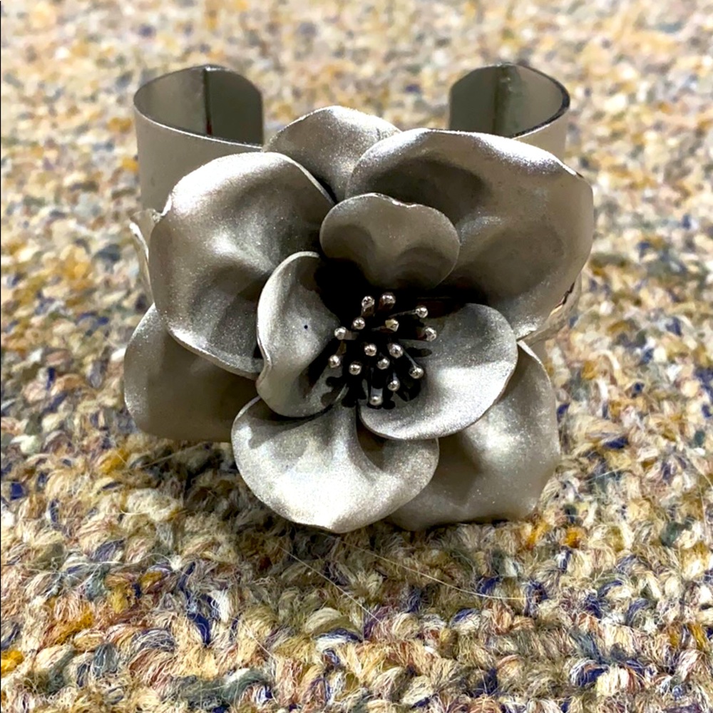 Hector Salgado Silver Metal Cuff